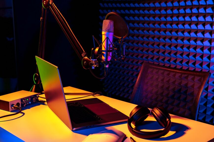 Audiobook recording studio